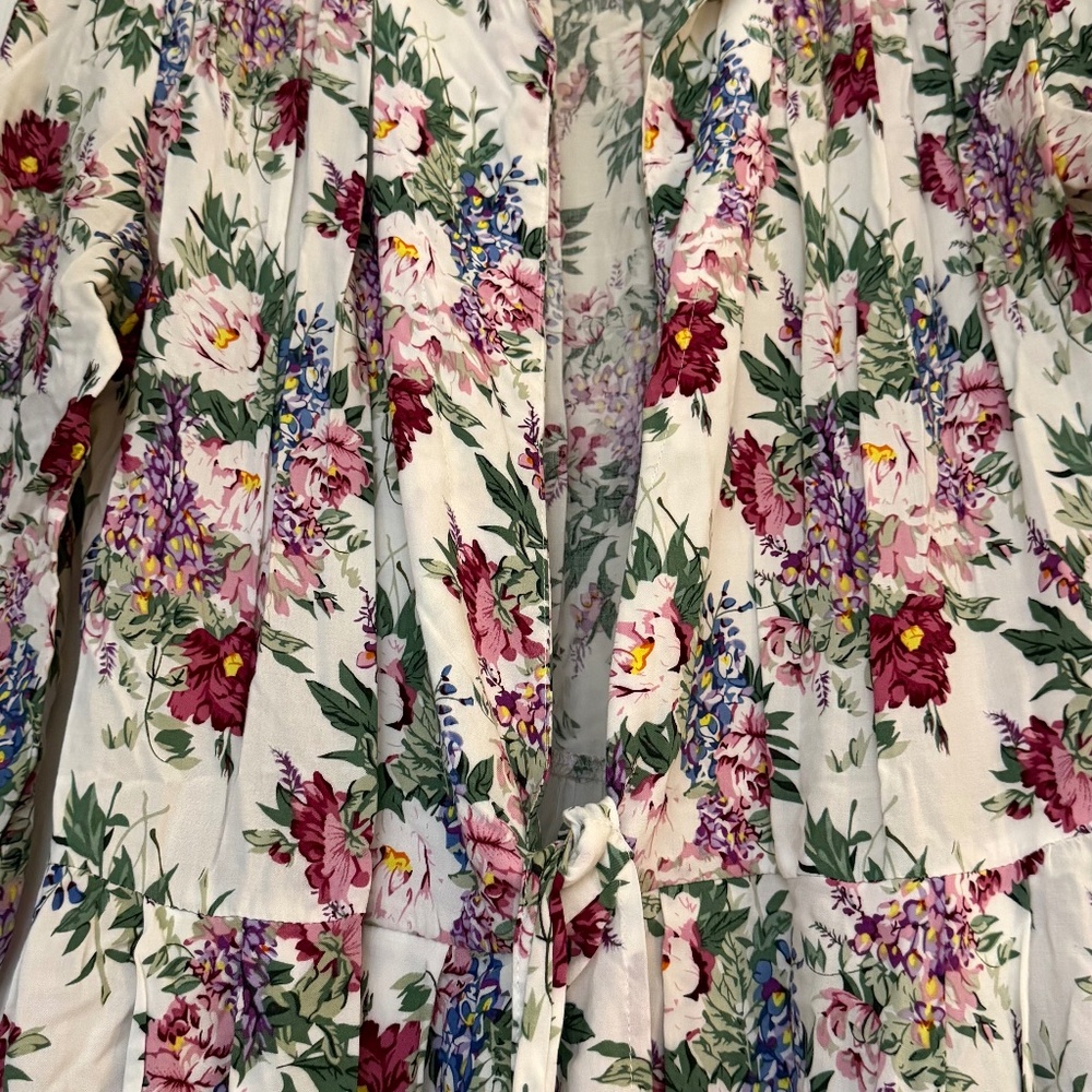 Zara summer cotton long dress